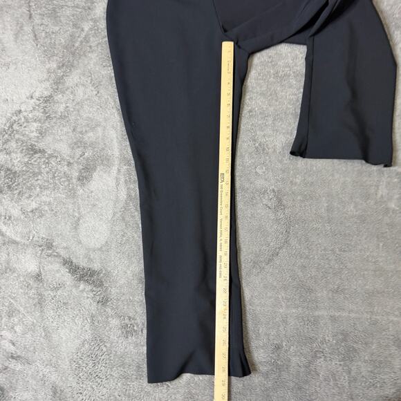 INC International Concepts Pants NWT 12 Black Pull On Trousers Ruffle Back Leg - Picture 6 of 9